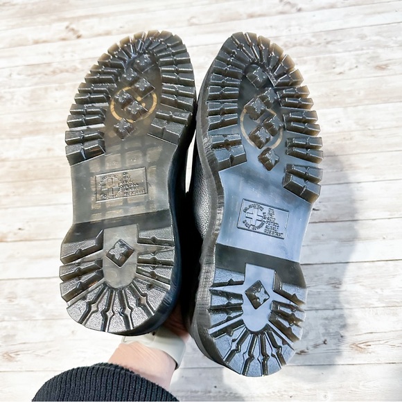 Dr Martens x Lazy Oaf Bethan Mary Jane Leather Black Size 10 NEW - Picture 8 of 12